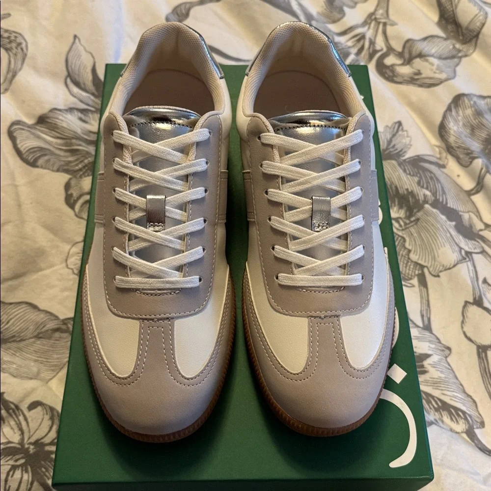 J.Crew field sneakers in metallic BT984